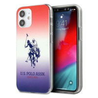 Pouzdro U.S. Polo Assn. Gradient Pattern Collection pro iPhone 12 mini - červené a modré