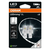 OSRAM LED W16W 12V 2W (16W) W2.1x9.5d LedRiving Cool White 6000K 2ks blistr 921DWP-2BL