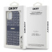 Zadní kryt DKNY PC/TPU Repeat Pattern Tonal Stripe Magsafe pro Apple iPhone 11, modrá