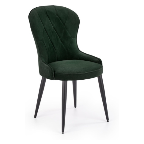 Jídelní židle PORVENIR, tmavě zelená