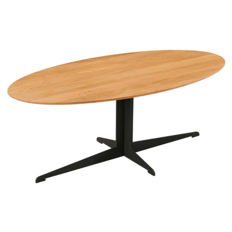 Livetastic KONFERENČNÍ STOLEK, přírodní barvy, černá, dřevo, kov, 120/60/44,5 cm