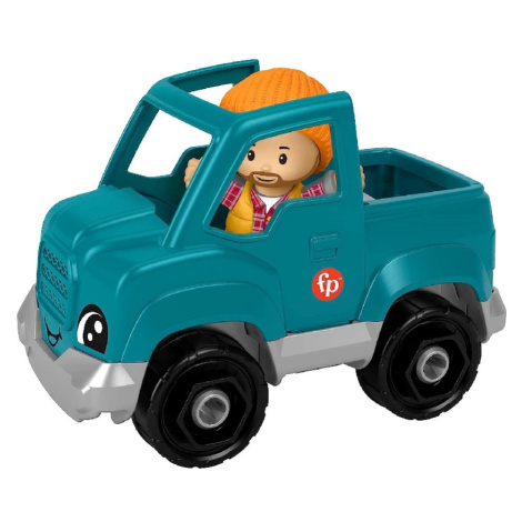 Mattel fisher price little people tyrkysový pick-up, hpx86