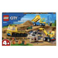 Vozidla ze stavby a demoliční koule - LEGO City (60391)