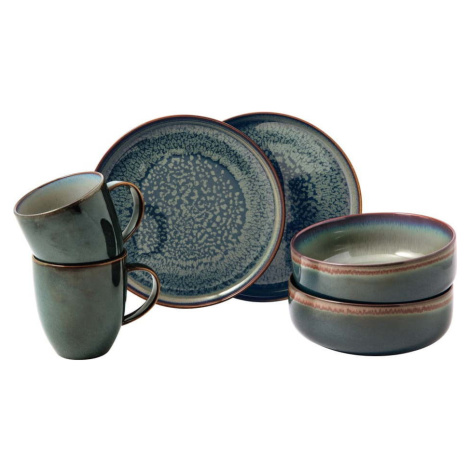 6dílná sada zeleného porcelánového nádobí Villeroy & Boch Like Crafted