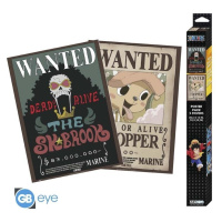Plakát One Piece - Wanted Chopper & Brook, 2 ks (52x38) - GBYDCO341