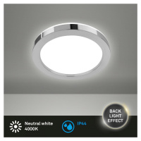 BRILONER LED stropní svítidlo do koupelny, pr. 30 cm, 18 W, 2000 lm, chrom BRI 3678-018