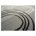 Alfa Carpets  Kusový koberec Circles grey - 190x280 cm