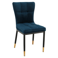 Jídelní židle EPONA – látka, více barev Petrolejová