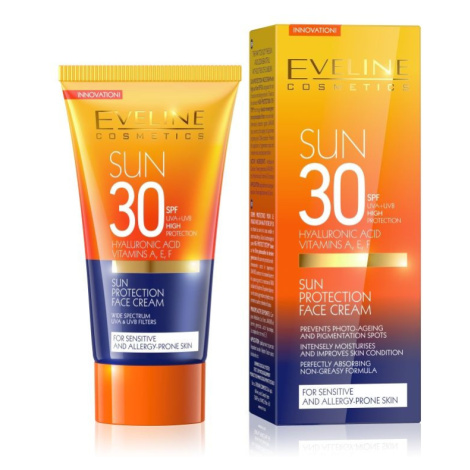 Eveline SUN SPF30 opalovací krém na obličej 50 ml