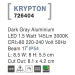 Nova Luce Vestavné venkovní svítidlo KRYPTON - 1,5 W, 145 lm, 55x80x85 mm, šedá NV 726404