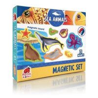 Roter Kafer magnetic Puzzle Sea Animals s deskou