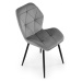 HALMAR Designová židle Noel šedá
