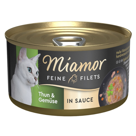 Miamor Feine Filets v omáčce 24 x 85 g - tuňák a zelenina