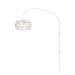 Stojan pro lampu na zeď Willow wall hanger single white H 123 cm - UMAGE