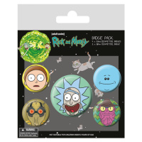 Plackový set Rick and Morty - Heads