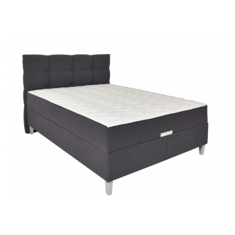 Čalouněná postel KORLEONE C - šedá 160 × 200 cm MATIS