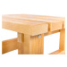 DEOKORK Masivní dřevěná zahradní stolička TEA 03 o síle 38 mm