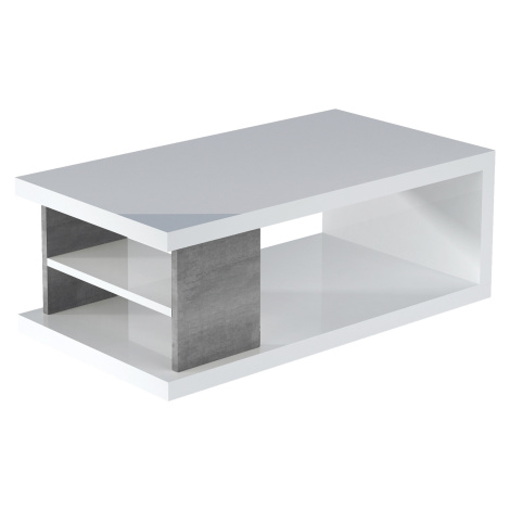 ArtAdrk Konferenční stolek LUKE Barva: Biela / betón