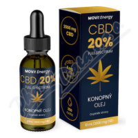 MOVit CBD 20% Full Spectrum konopný olej 10ml