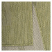 Šňůrkový koberec Relax ramka zelený