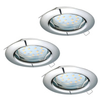 Eglo Eglo 94236 - SADA 3x LED Podhledové svítidlo PENETO 3xGU10-LED/3W/230V