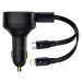 Nabíječka do auta Baseus Enjoyment Car Charger with cable USB-C + Lightning 3A, 30W (Black)