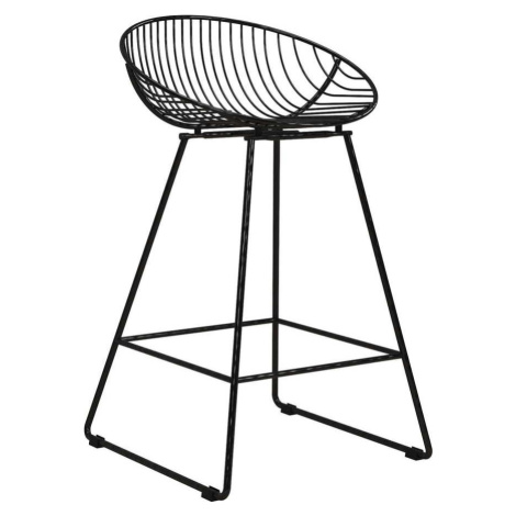 Černá kovová barová židle Ellis – CosmoLiving by Cosmopolitan Cosmopolitan design