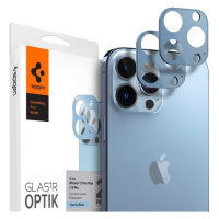 Spigen tR Optik 2 Pack tvrzené sklo na fotoaparát iPhone 13 Pro/Max modré