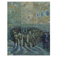 Obrazová reprodukce The Exercise Yard, or The Convict Prison, 1890, Vincent van Gogh, 30 × 40 cm