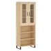 vidaXL Skříň highboard dub sonoma 69,5 x 34 x 180 cm kompozitní dřevo