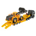 Kamion s nakladačem Volvo Truck & Wheel Loader Majorette 35 cm délka se zvukem a světlem