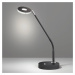 FISCHER & HONSEL LED stolní lampa Dent, stmívací, CCT, 6W, černá