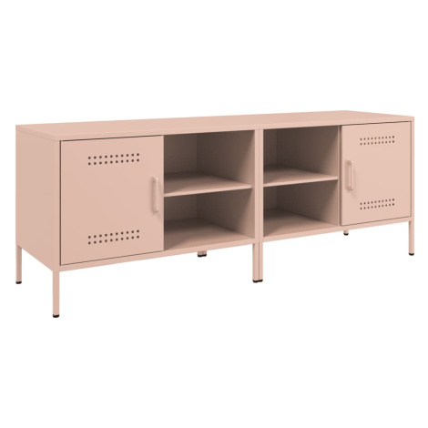 vidaXL TV skříňky 2 ks růžové 68 x 39 x 50,5 cm ocel