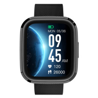 GARETT Smartwatch GRC STYLE Black steel Chytré hodinky