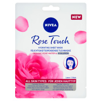 NIVEA Rose Touch textilní maska 1ks