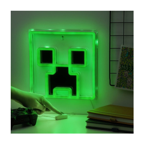 Minecraft neon světlo Creeper PALADONE