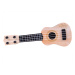 mamido Dětská mini kytara ukulele 25 cm červená