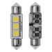 AMIO LED 12V 1,78W 3x SMD bílá 5600k (patice SV8,5) (délka 36 mm) kompatibilní s CAN-BUS