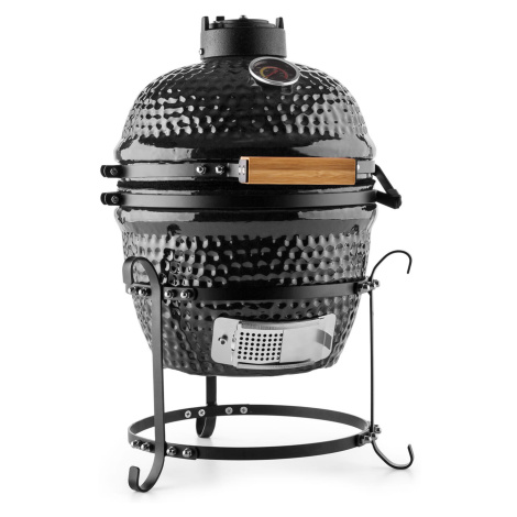 Klarstein Princesize, kamado gril, keramický, 11", uzení, BBQ, pomalé vaření, černý