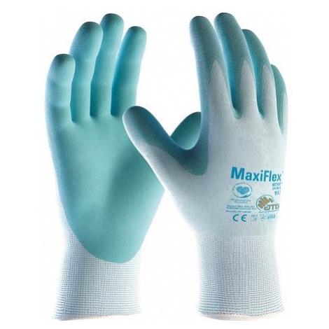 Rukavice s aromatickým povrstvením ATG MaxiFlex ACTIVE, dlaň