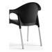 ArtRoja Zahradní židle LISA | černá
