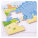 Bigjigs Toys Puzzle 3v1 dinosauři