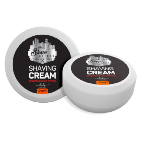 The Shave Factory Shaving Cream Ginseng&amp;Black Pepper - krém na holení, 125 ml