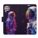 iSaprio Flip pouzdro Neon Astronaut 02 pro Huawei P40 Lite