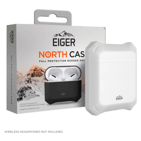 Pouzdro Eiger North AirPods Protective case for Apple AirPods 1 & 2 in White (5055821755740) Eiger Glass