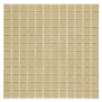 Skleněná mozaika Mosavit Monocolores beige 30x30 cm lesk MC502