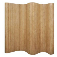Paraván bambusový přírodní odstín 250x165 cm