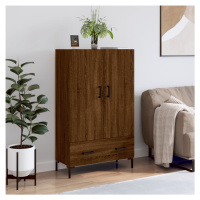 vidaXL Skříň highboard hnědý dub 69,5 x 31 x 115 cm kompozitní dřevo