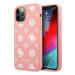 Kryt Guess GUHCP12LLSPEWPI iPhone 12 Pro Max 6,7" pink hard case Peony Collection (GUHCP12LLSPEW