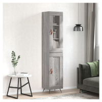 vidaXL Skříň highboard šedá sonoma 34,5 x 34 x 180 cm kompozitní dřevo